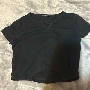 Women’s black crop top small